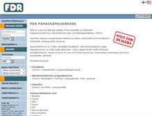 Tablet Screenshot of fdr.fi